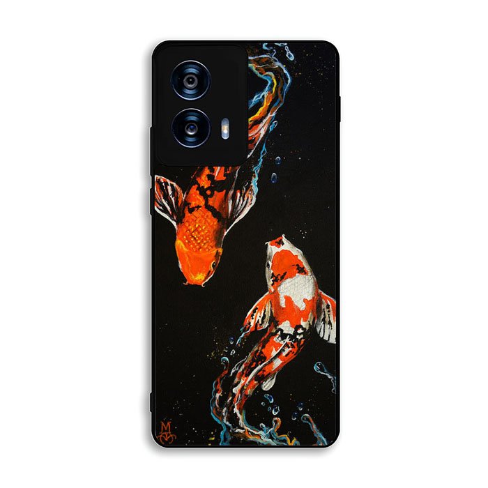 Koi Fish Watercolor Painting Motorola Moto G Power 5G 2024 Case FE3693