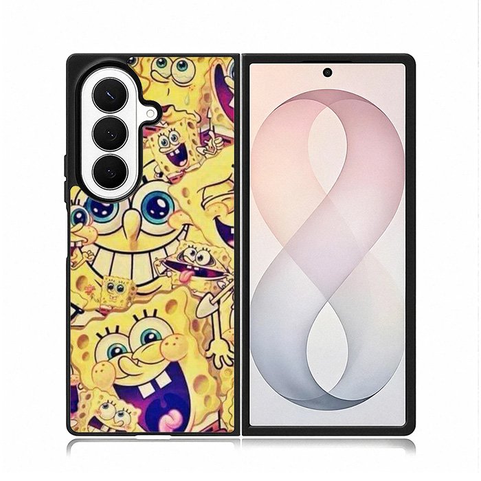 Spongebob Ar Samsung Galaxy Z Fold 8 Ultra Case