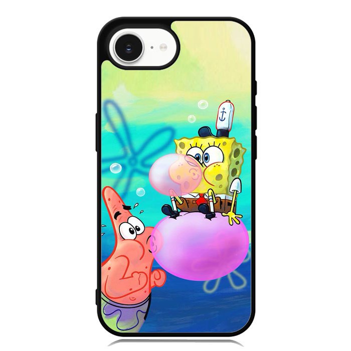 Spongebob X Patrick Bubble Gum Pain iPhone 16e Case