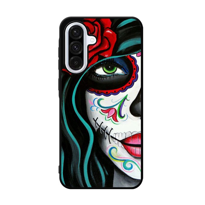 Sugar Skull Acrylic Paintin Samsung Galaxy A36 Case FE3458