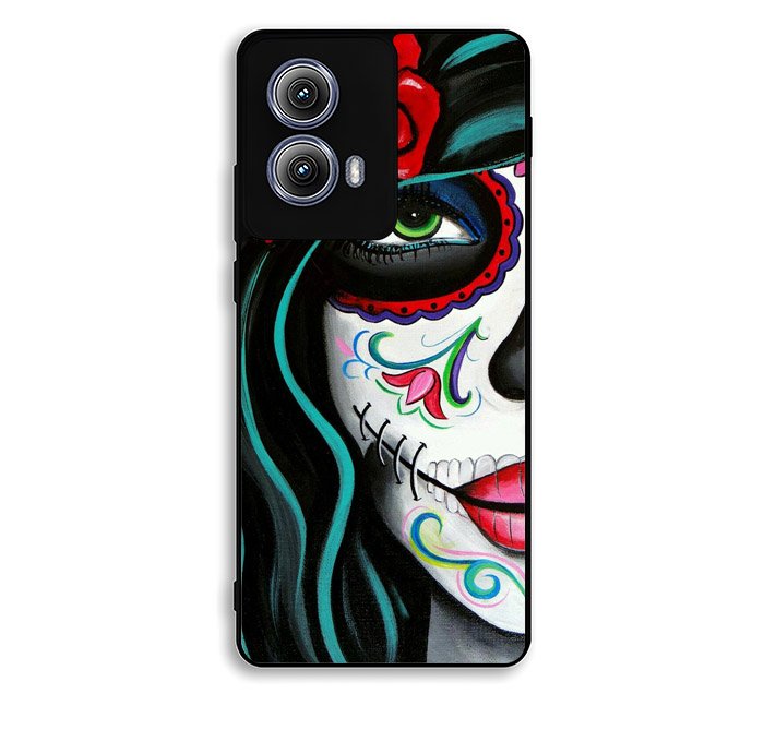 Sugar Skull Acrylic Paintin Motorola Moto Edge 2024 Case FE3458