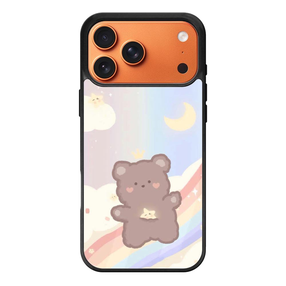 Kawaii Cute Bear iPhone 18 Pro Case