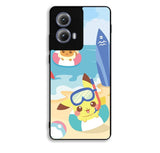 Pikachu Eevee Pokemon Motorola Moto Edge 2024 Case FE1274
