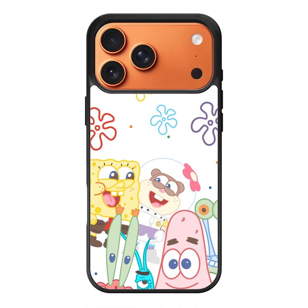 Spongebob Friends Happy iPhone 18 Pro Case