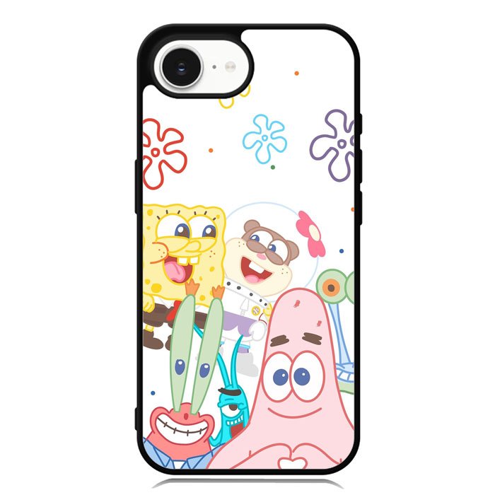 Spongebob Friends Happy iPhone 16e Case