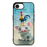 Moana Pua Pig Heihei Beach iPhone 16e Case