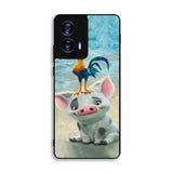 Moana Pua Pig Heihei Beach Motorola Moto G Power 5G 2024 Case FE2287