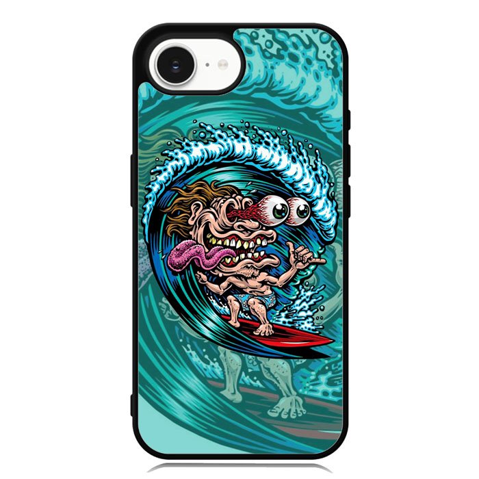 Skateboard Art Surfing iPhone 16e Case