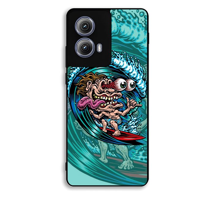Skateboard Art Surfing Motorola Moto Edge 2024 Case FE3910