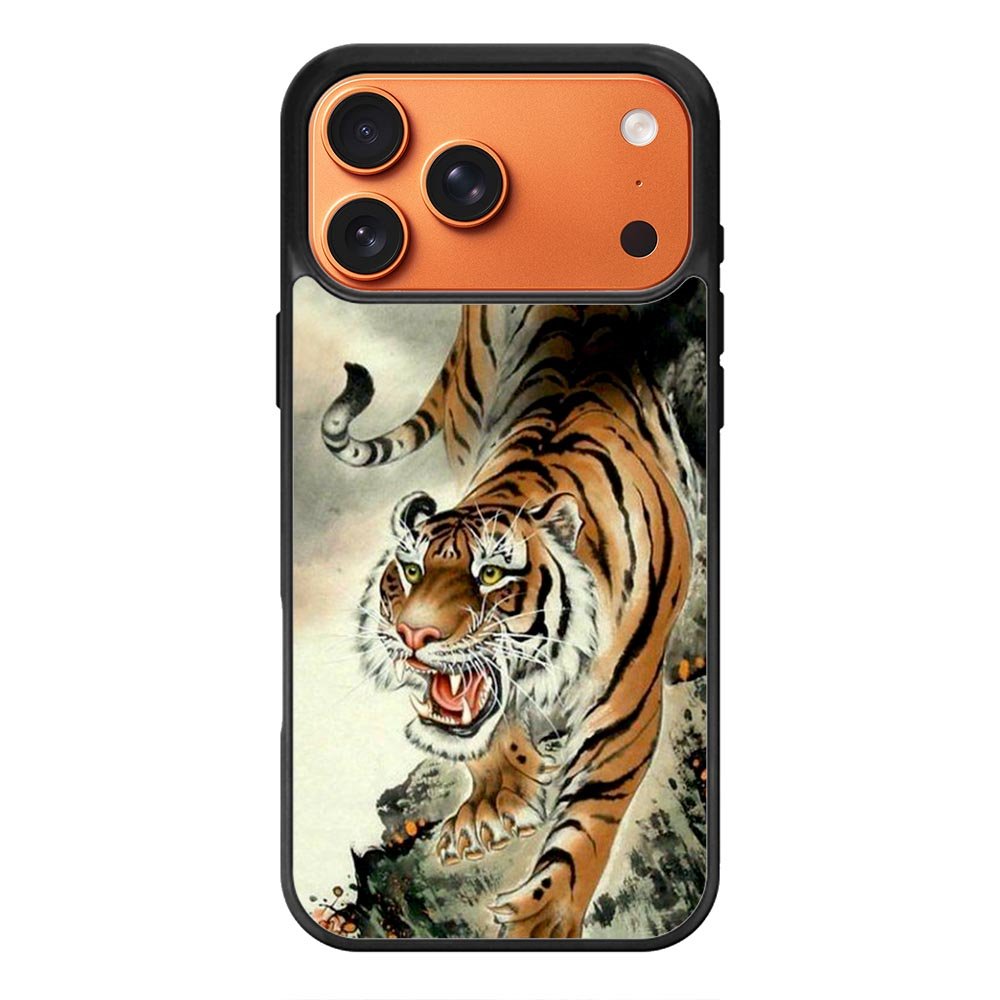 Tiger Japanese Painting iPhone 18 Pro Max Case