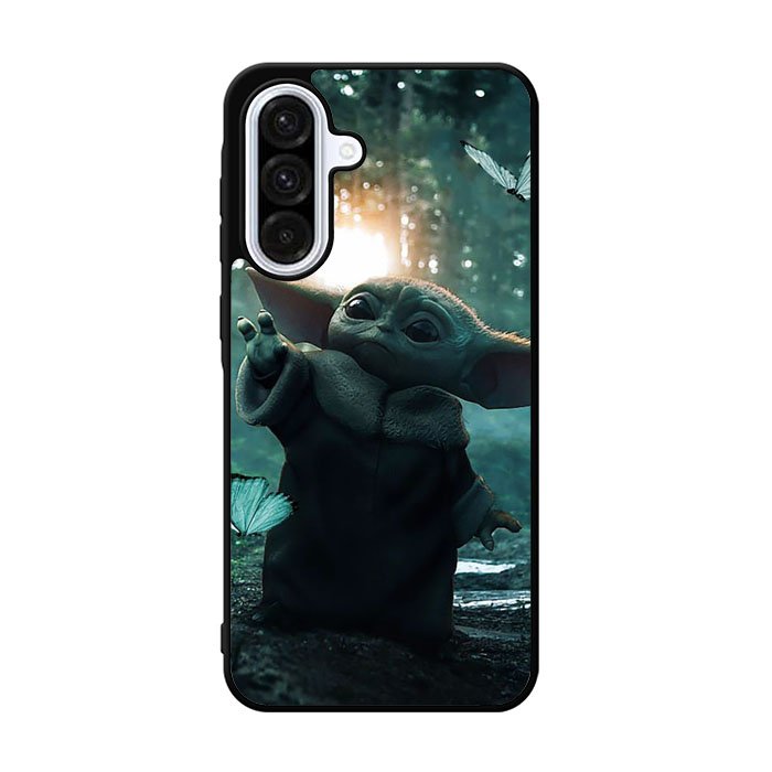 Baby Yoda In The Forest Love Butterfly Samsung Galaxy A36 Case FE5237