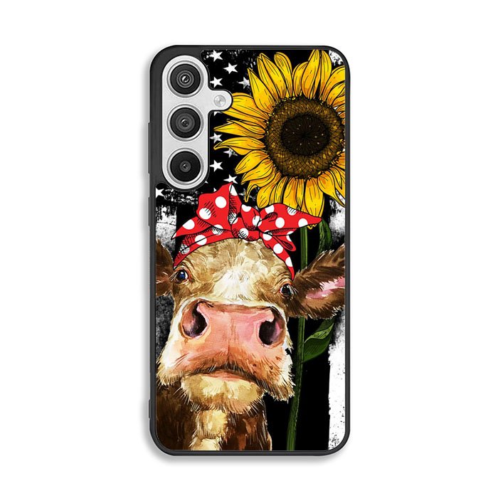 Cow With Tie SuNflower Samsung Galaxy A26 Case FE3770