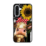 Cow With Tie SuNflower Samsung Galaxy A36 Case FE3770