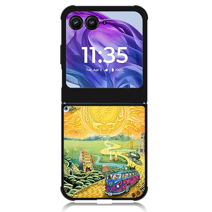 Grateful Dead Golden Road Motorola Moto Razr 2024 , Moto Razr 50 Case