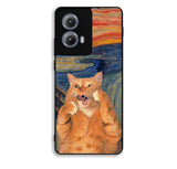 Cat The Scream Motorola Moto Edge 2024 Case FE2897