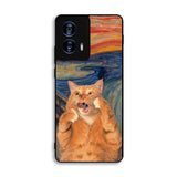 Cat The Scream Motorola Moto G Power 5G 2024 Case FE0103