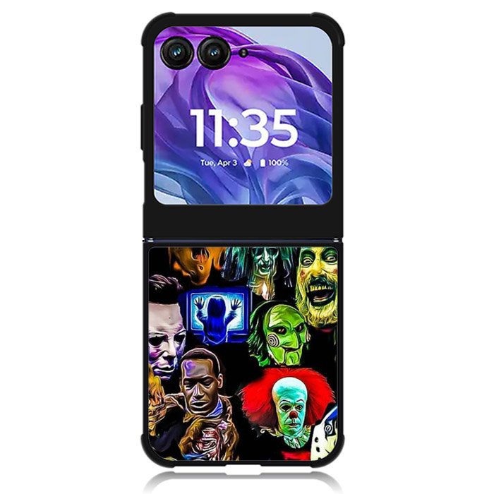 Horror Collection Collage Motorola Moto Razr 2024 , Moto Razr 50 Case