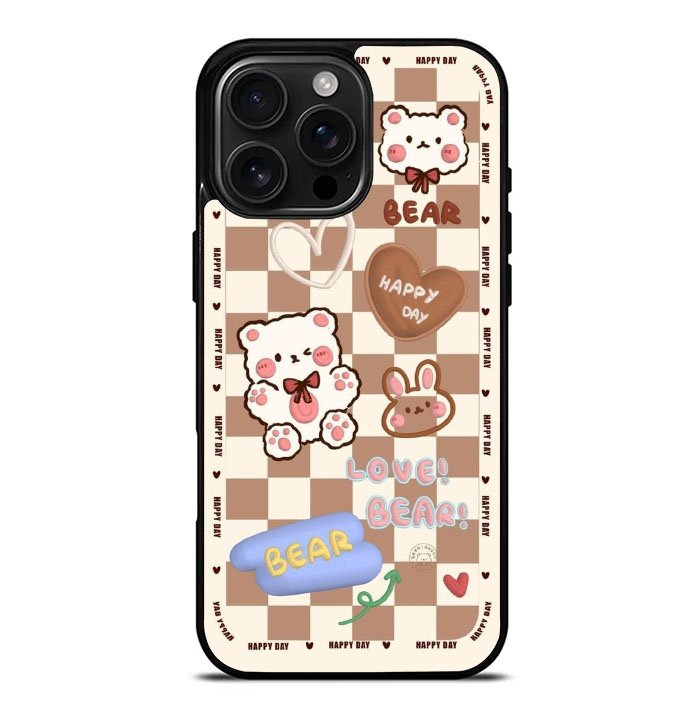 love bear iPhone 16 Pro Max Case FE0408