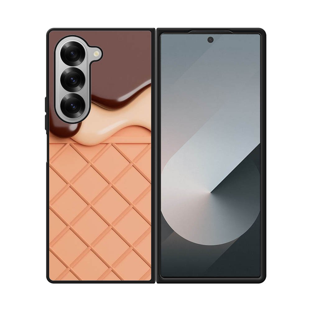 wafel ice cream FE0060 Samsung Galaxy Fold 7 5G Case