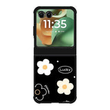 Flower black white Motorola Moto RAZR 2025 Case FE0262