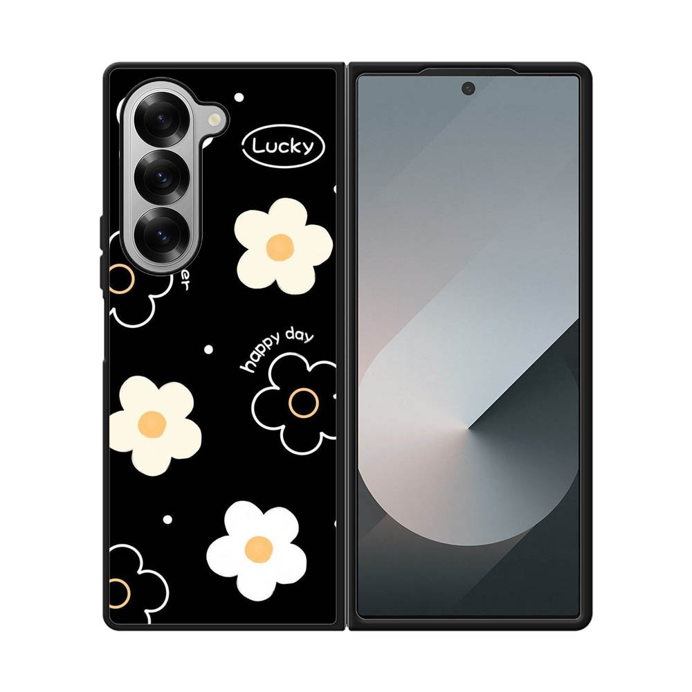 Flower black white Samsung Galaxy Z Fold 7 5G Case FE0262
