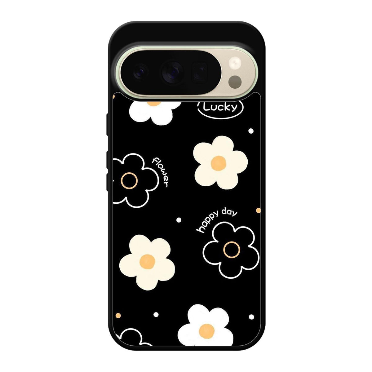 Flower black white Google Pixel 10 Pro Case FE0262