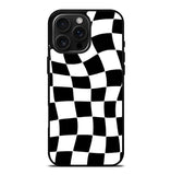 Retangel black white iPhone 16 Pro Max Case FE0536