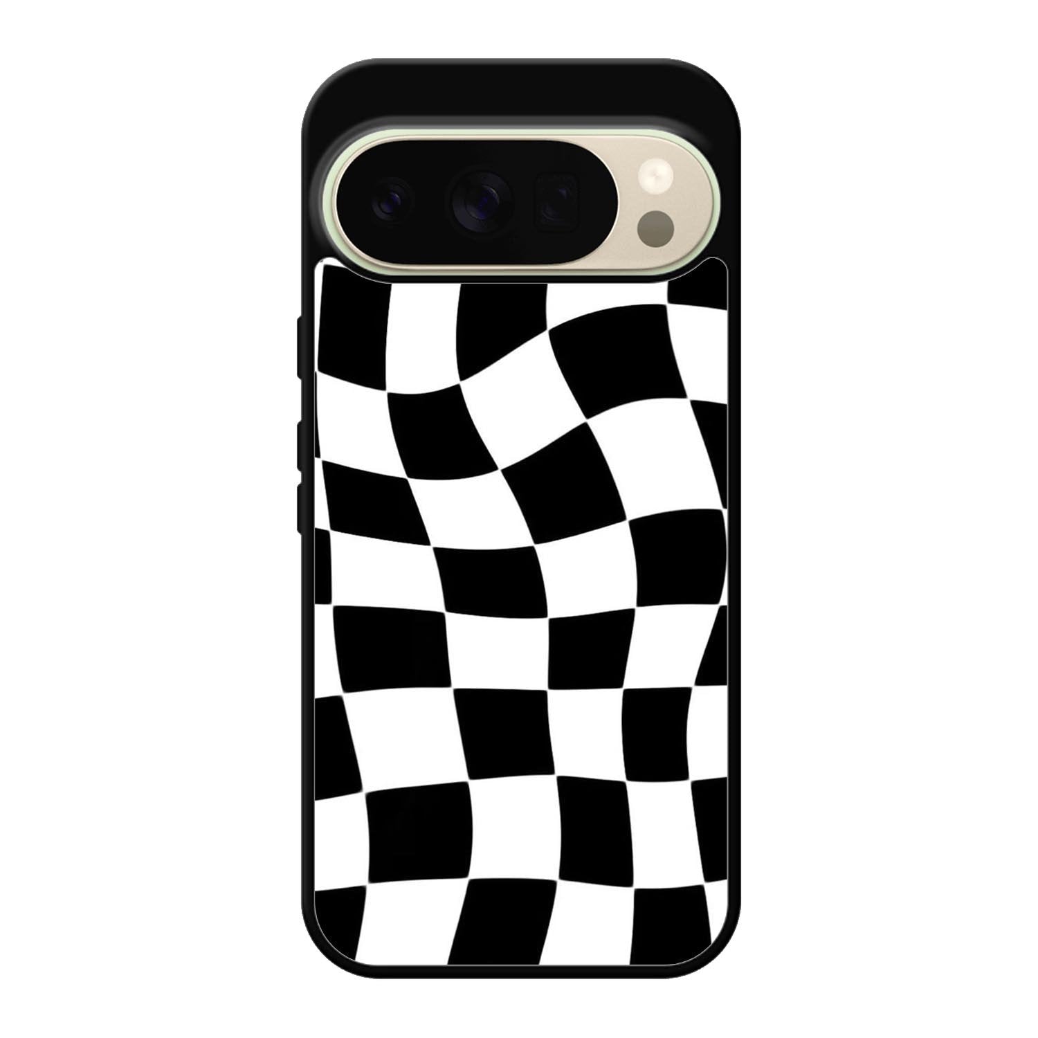 Retangel black white Google Pixel 10 Pro XL Case FE0536