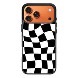 Retangel black white iPhone 17 Pro Case FE0536