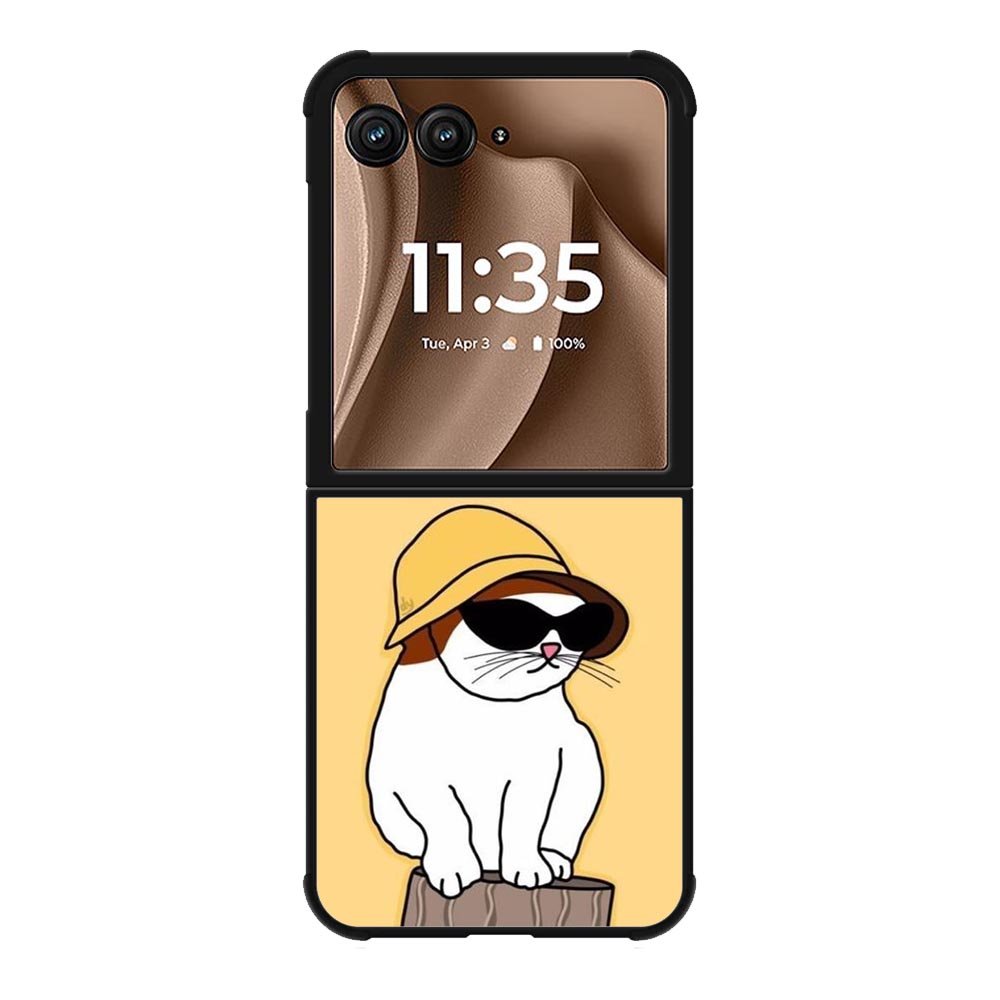Cat cool Motorola Moto RAZR Plus 2025 Case FE0135