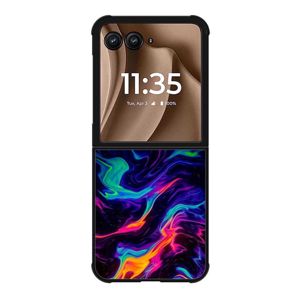 Marble rainbow Motorola Moto RAZR Plus 2025 Case FE0425