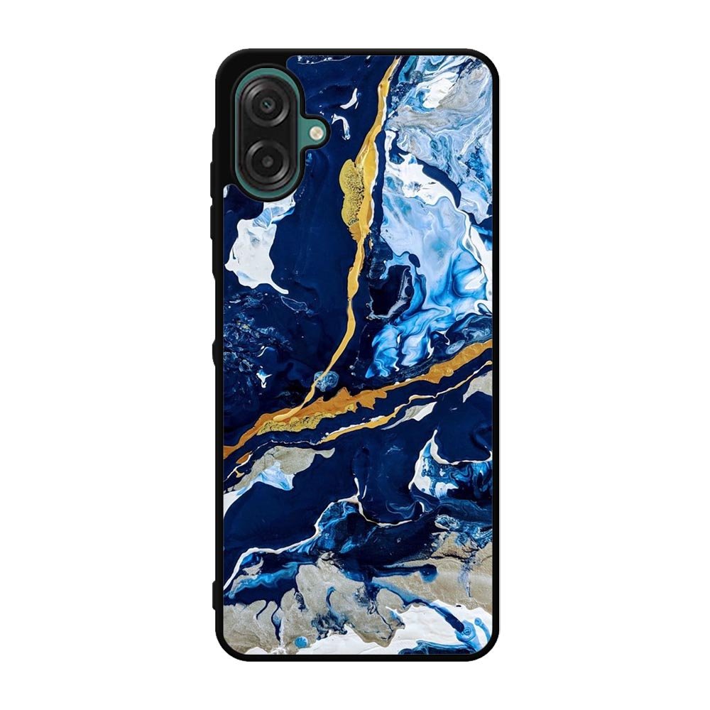 Blue glitch Samsung Galaxy A07 Case FE0109