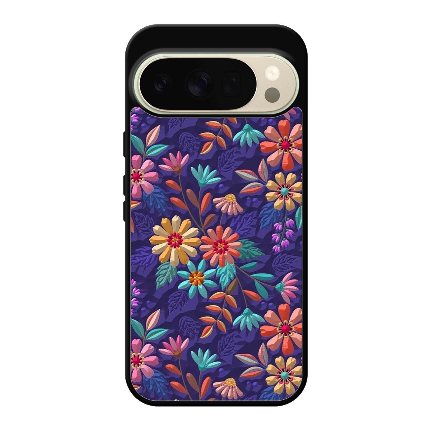 Flower violet 3D Google Pixel 10 Pro Case FE0282