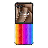 rainbow wood Motorola Moto RAZR Plus 2025 Case FE0530