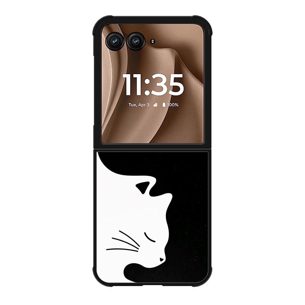 Cats yin yan Motorola Moto RAZR Plus 2025 Case FE0150