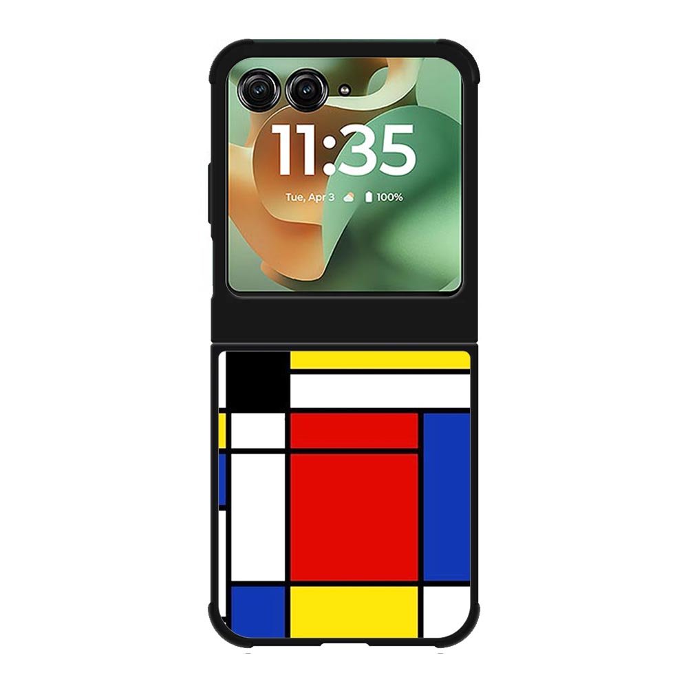 Abstract Geometric Colorful Pattern Motorola Moto RAZR 2025 Case FE0008