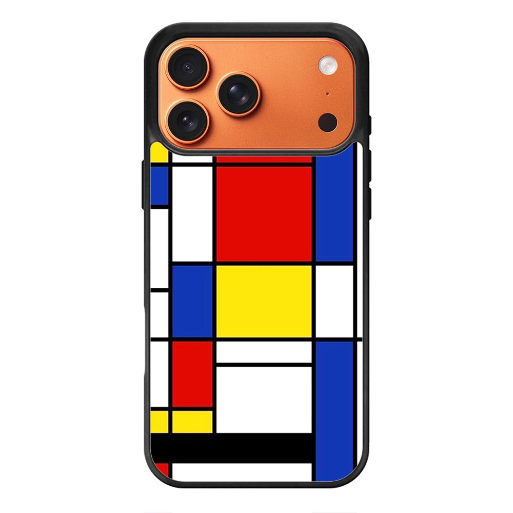 Abstract Geometric Colorful Pattern iPhone 17 Pro Case FE0008