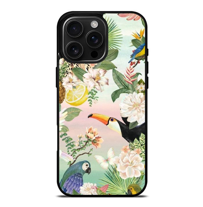 Tropical animals iPhone 16 Pro Max Case FE0624