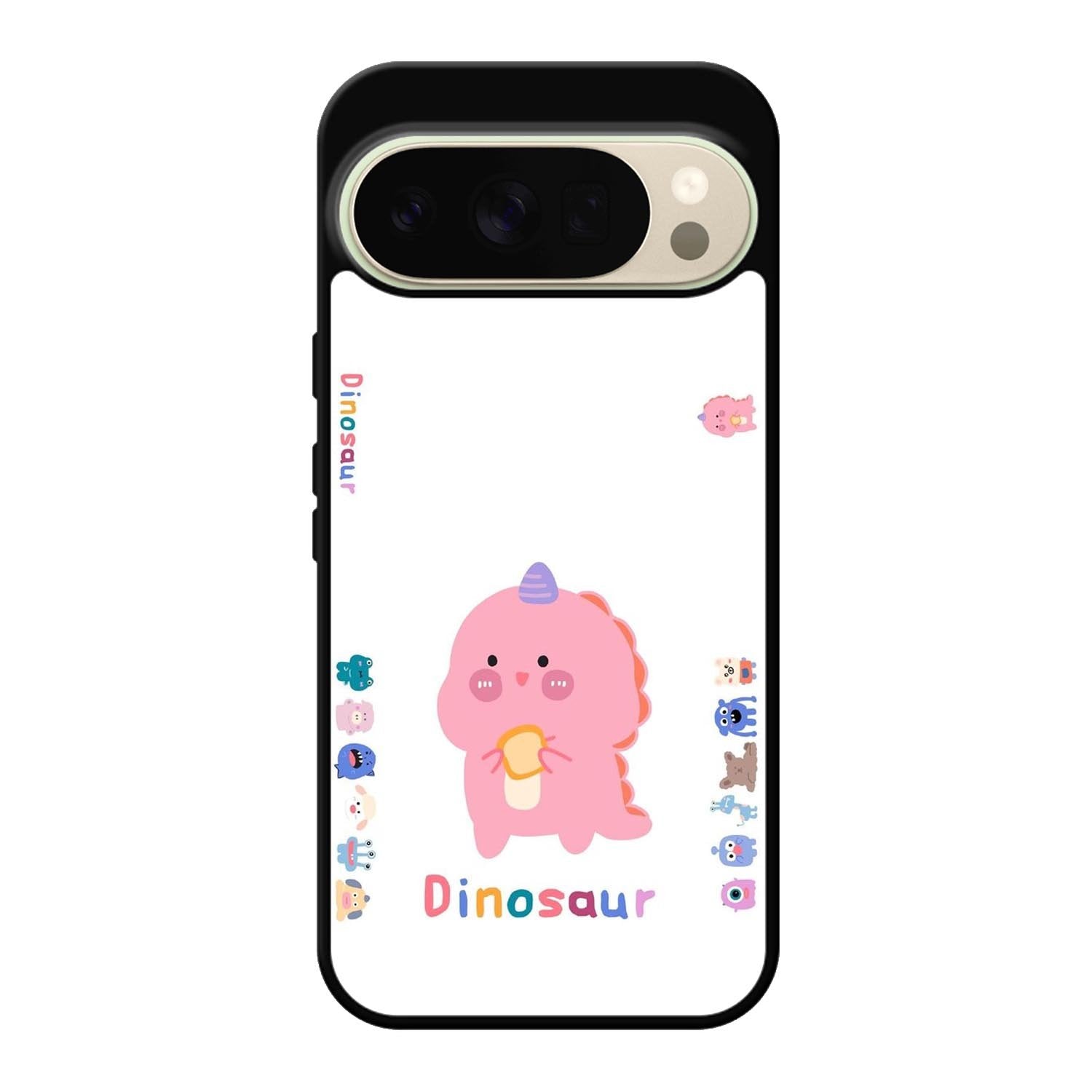 Dinosaur pink Google Pixel 10 Pro Case FE0206