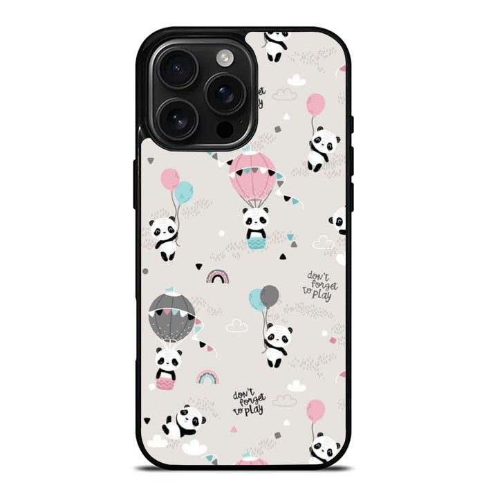 panda ballon iPhone 16 Pro Max Case FE0483