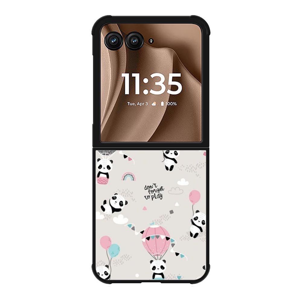 panda ballon Motorola Moto RAZR Plus 2025 Case FE0483