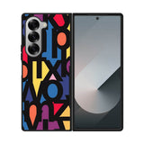 alpabet pattern Samsung Galaxy Z Fold 7 5G Case FE0027