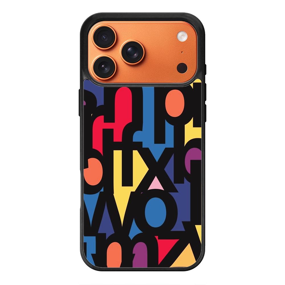 alpabet pattern iPhone 17 Pro Case FE0027