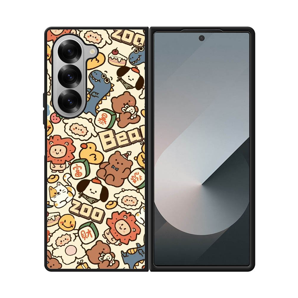 Zoo animals FE0127 Samsung Galaxy Fold 7 5G Case