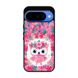 Cute Pink Floral Owl Google Pixel 10 Case FE0195