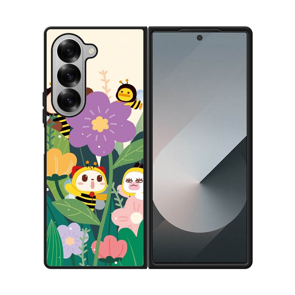Bee animals flower Samsung Galaxy Z Fold 7 5G Case FE0094