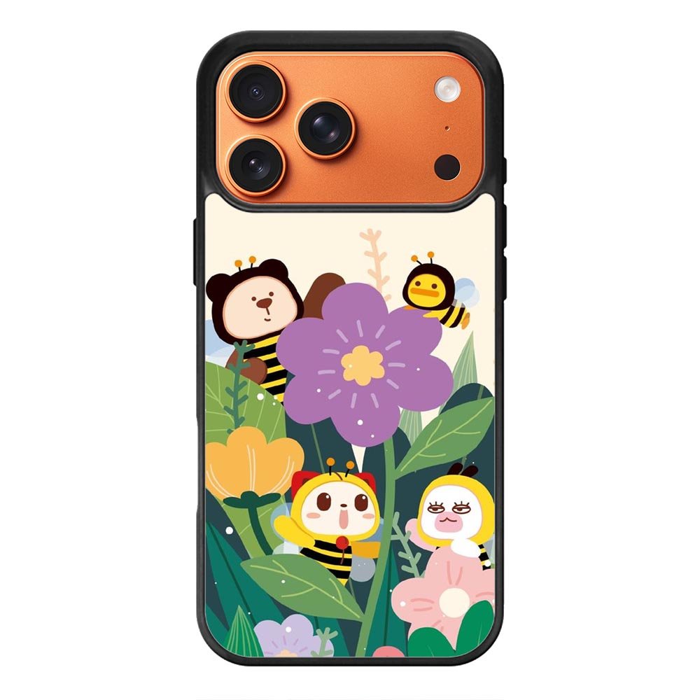 Bee animals flower iPhone 17 Pro Max Case FE0094