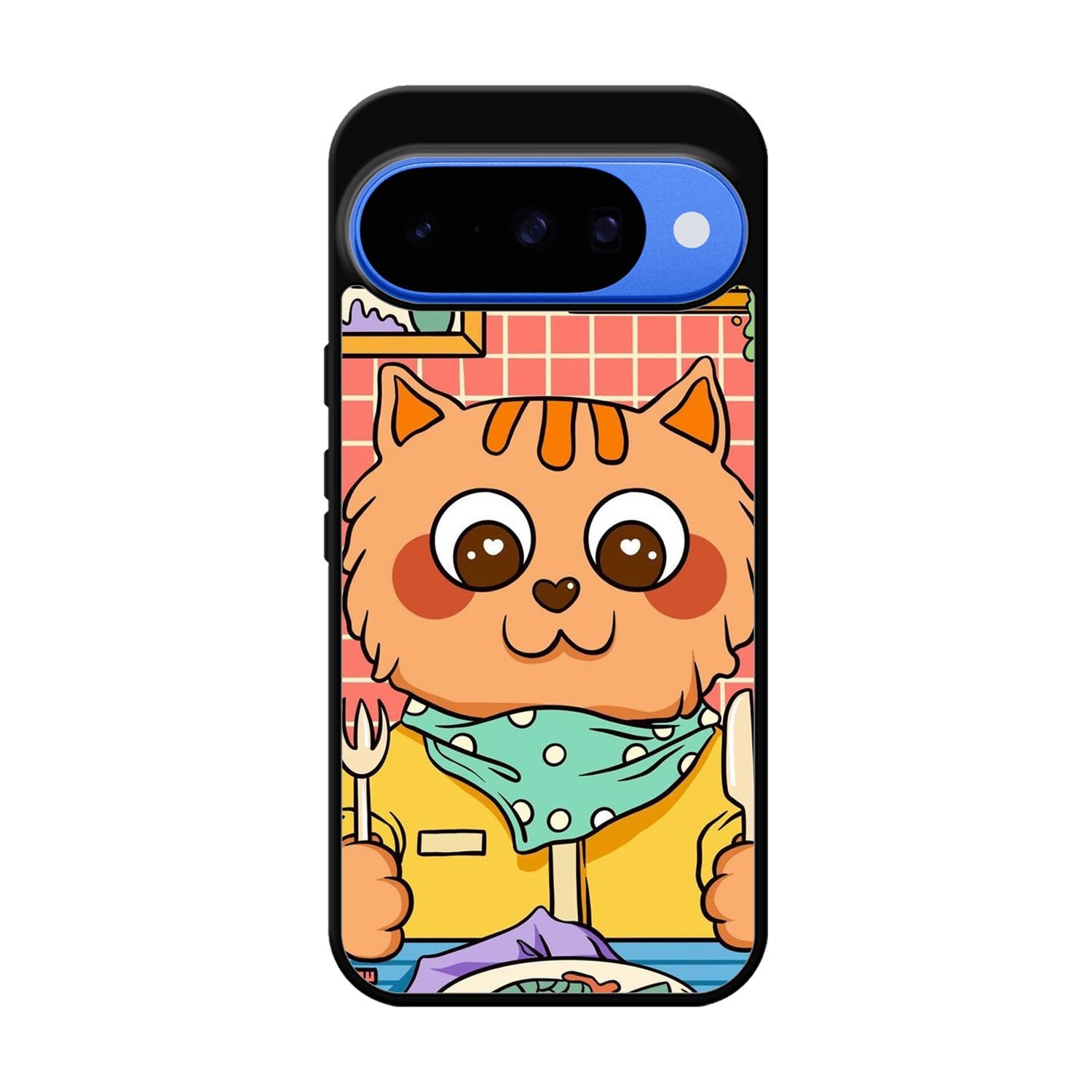 cat eat fish Google Pixel 10 Case FE0137