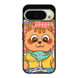 cat eat fish Google Pixel 10 Pro Case FE0137