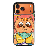 cat eat fish iPhone 17 Pro Case FE0137